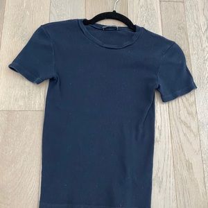 Navy blue brandy Melville T-shirt